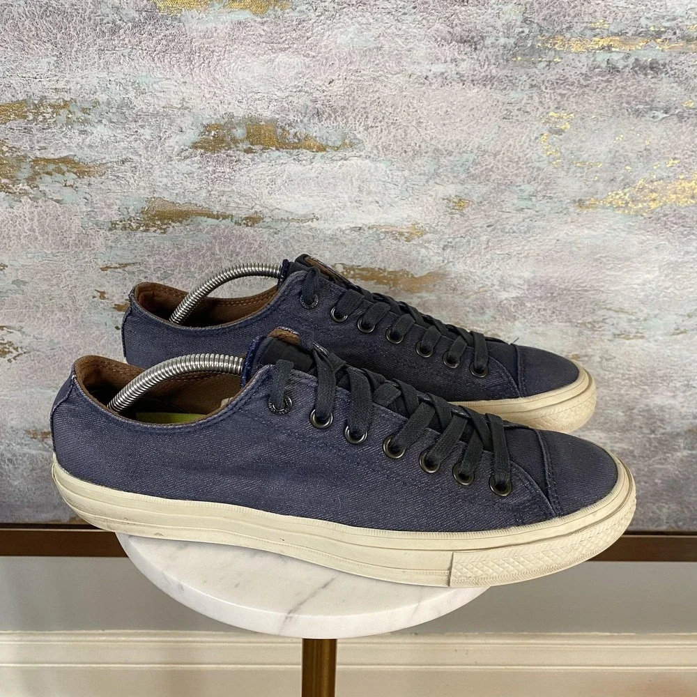 Converse Chuck Taylor II John Varvatos Shoes Mens Size 10 Blue Sneakers 156718C - Picture 2 of 12